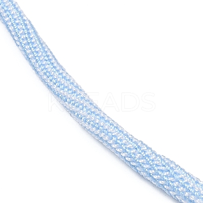 4MM Round Nylon Cotton Cord Necklaces Making NJEW-C106-02G-14-1