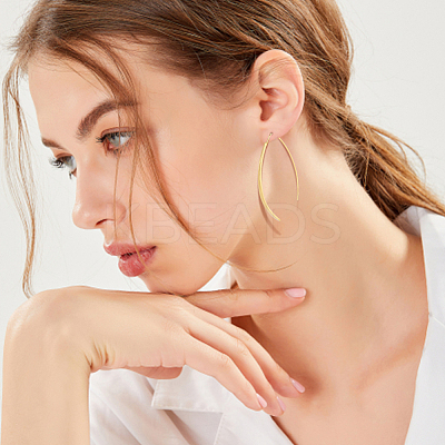 2 Pairs 2 Colors Alloy Oval & Rectangle Dangle Earrings for Women EJEW-FI0001-10-1