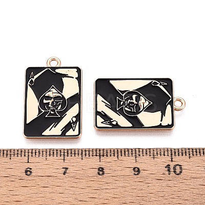 Halloween Theme Alloy and Enamel Pendants ENAM-T021-30D-02-1