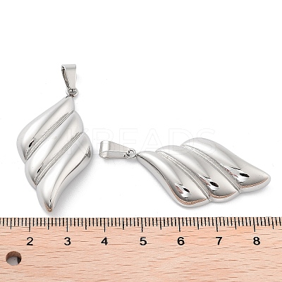 Non-Tarnish 304 Stainless Steel Pendants STAS-P343-01P-1