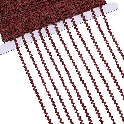 40M Polyester Wavy Fringe Trim Ribbon OCOR-GF0004-39H-1