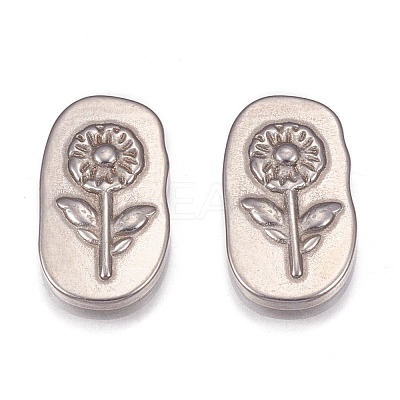 Tarnish Resistant 304 Stainless Steel Cabochons STAS-H109-02P-1
