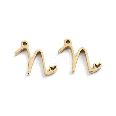304 Stainless Steel Charms STAS-M327-02G-N-1