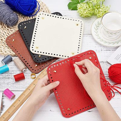 PU Leather Bag Bottom FIND-WH0059-23D-1