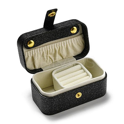 PU Imitation Leather Jewelry Box LBOX-E001-01C-1