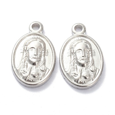 Non-Tarnish 304 Stainless Steel Pendants STAS-K216-35P-1