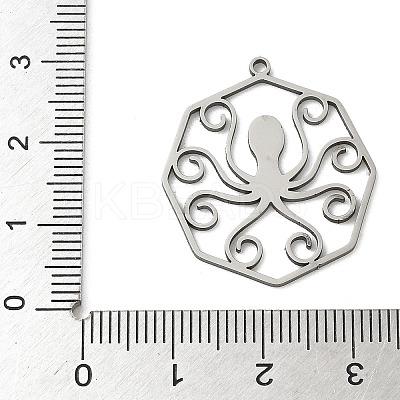 Ocean Theme 201 Stainless Steel Pendants STAS-G366-08P-02-1
