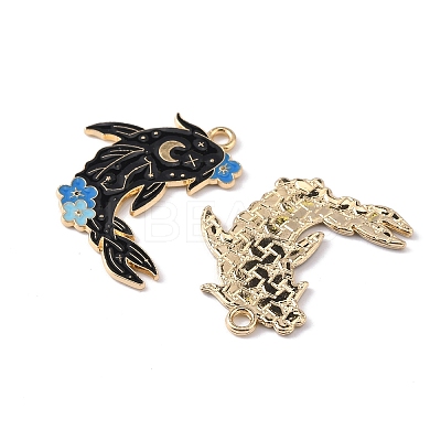 Zine Alloy Enamel Pendants ENAM-WH0065-07A-LG-1