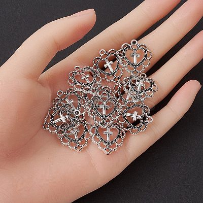Tibetan Style Alloy Pendants TIBE-YW0001-43-1