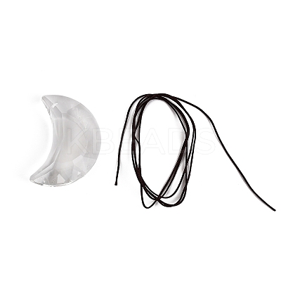 Moon Glass Suncatchers HJEW-Z009-01B-01-1