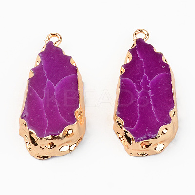 Resin Pendants RESI-R428-016E-1