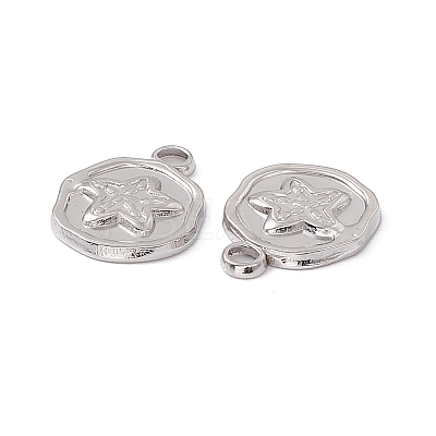 Non-Tarnish 304 Stainless Steel Pendants STAS-K242-08P-1
