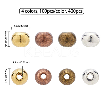 Tibetan Style Alloy Spacer Beads PALLOY-FH0001-41-RS-1