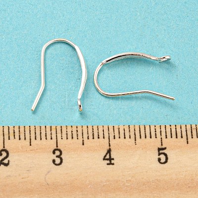 925 Sterling Silver Hoop Earring Findings STER-H107-09S-1