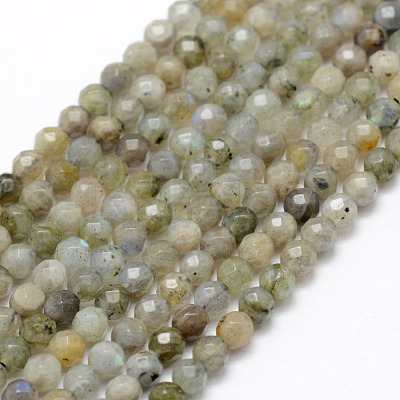 Natural Labradorite Beads Strands G-P322-28-4mm-1