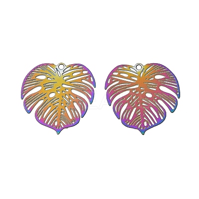 201 Stainless Steel Filigree Pendants SA-CBA07FA-01-1