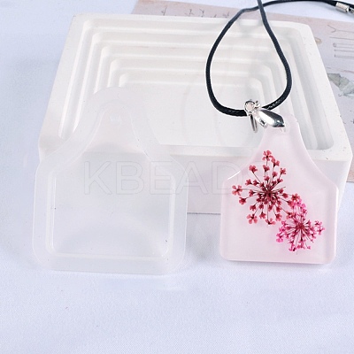 Trapezoid Pendant Food Grade Silicone Molds DIY-D074-14-1