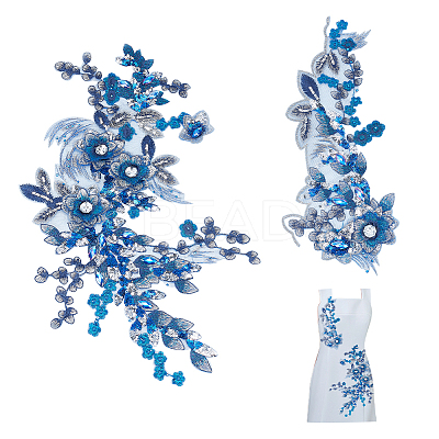 1 Set Polyester Embroidery Ornament Accessories PATC-BC0001-02C-1