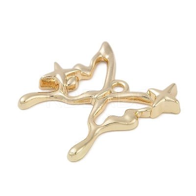 Golden Alloy Pendants PALLOY-U003-09G-02-1
