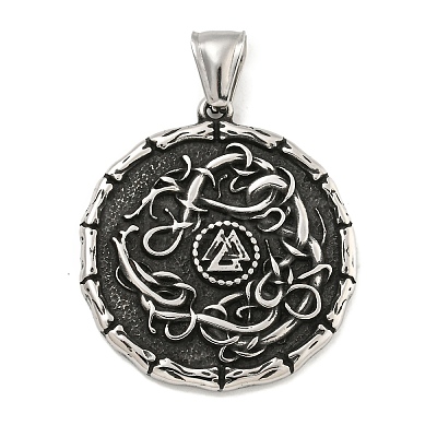 316 Surgical Stainless Steel Pendants STAS-E212-80AS-1