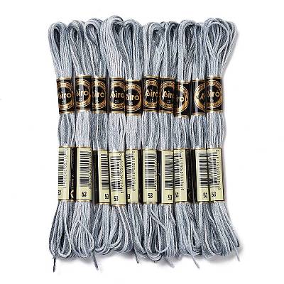 10 Skeins 6-Ply Polyester Embroidery Floss OCOR-K006-A62-1