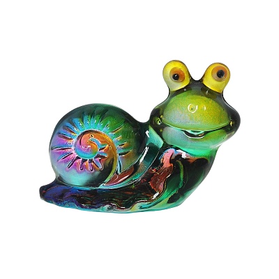 Glass 3D Snail Figurines PW-WG50214-03-1