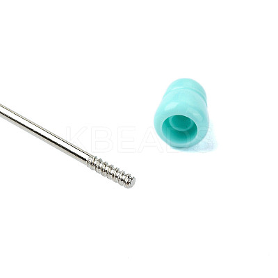 Plastic Beadable Pens DIY-Q036-02C-1