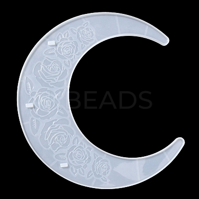 Moon Shape Floating Shelf DIY Silicone Molds Kit DIY-G093-02E-1