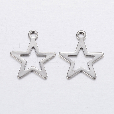 Tarnish Resistant 304 Stainless Steel Pendants STAS-P198-71-1