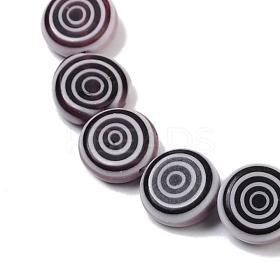 Handmade Lampwork Beads Strands LK-R004-49H-1