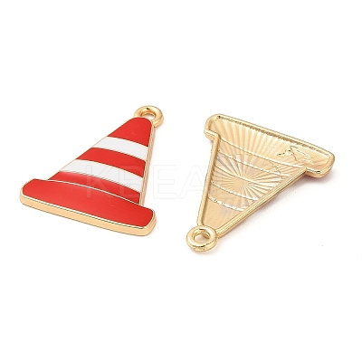 Alloy Enamel Pendants FIND-C074-01G-02-1