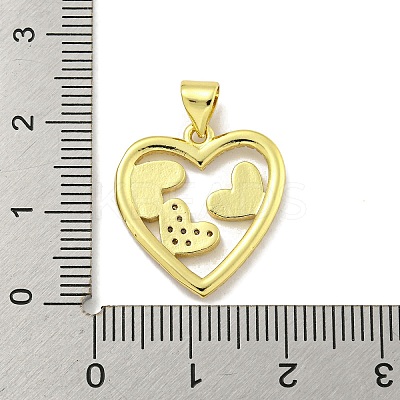 Rack Plating Brass Enamel Cubic Zirconia Pendants KK-B091-14-1