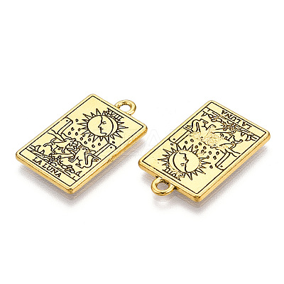 Rack Plating Alloy Pendants PALLOY-WH0103-04C-AG-1