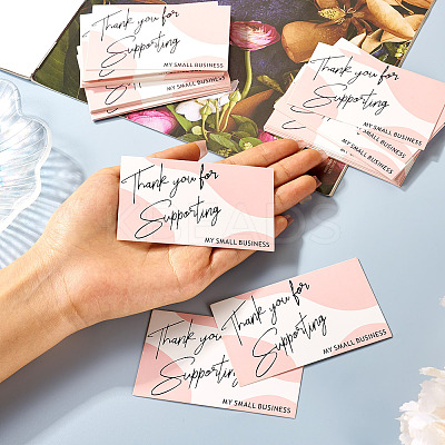 100Pcs 2Bags Thank You Card AJEW-TA0001-53B-1