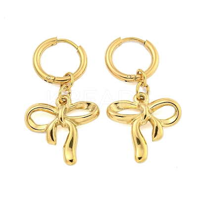 Ion Plating(IP) 304 Stainless Steel Earrings LS-EJEW-S223-04G-1