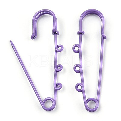 Spray Painted Iron Brooch Findings IFIN-K043-01B-07-1