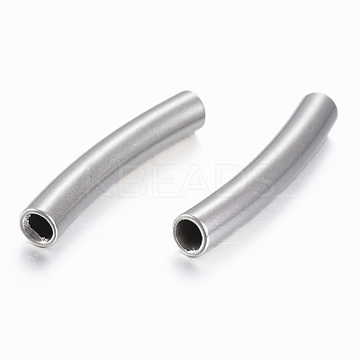 Tarnish Resistant 304 Stainless Steel Tube Beads X-STAS-K154-B-78P-1