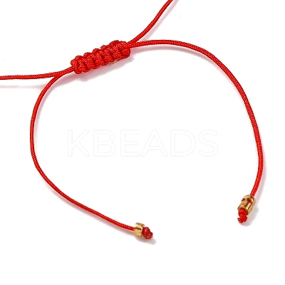 2mm Faceted Natural Carnelian Beaded Braided Adjustable Bracelets for Women PF2854-6-1