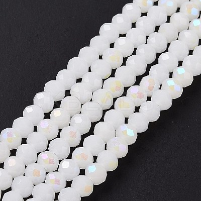 Electroplate Glass Beads Strands EGLA-A044-J8mm-L05-1