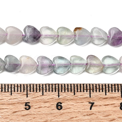 Natural Colorful Fluorite Beads Strands G-P575-C20-6mm-1