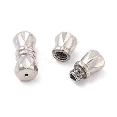 Non-Tarnish 304 Stainless Steel Screw Clasps STAS-D246-04P-1