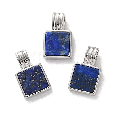 Natural Lapis Lazuli Pendants G-B123-03P-03-1