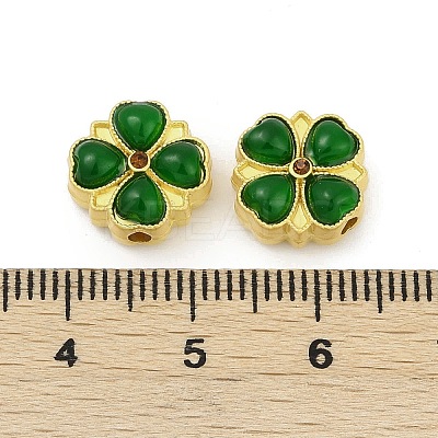 Alloy Resin Rhinestone Beads PALLOY-D369-20MG-03-1