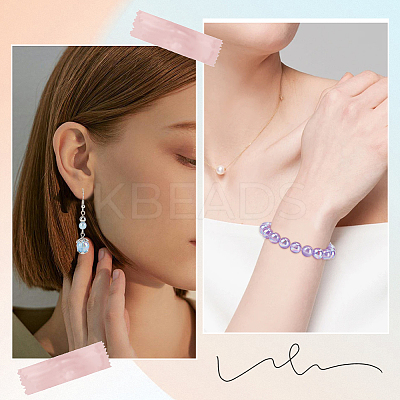 5 Colors Transparent Acrylic Beads MACR-PA0001-03C-01-1