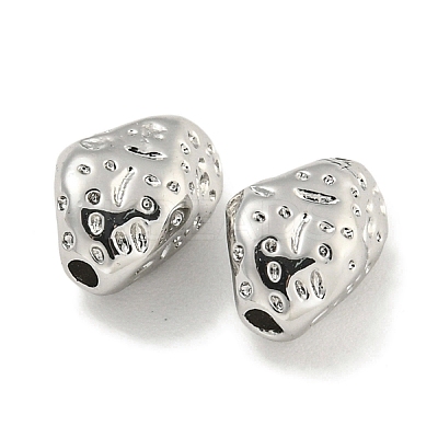 Textured Brass Beads KK-Q820-29P-1