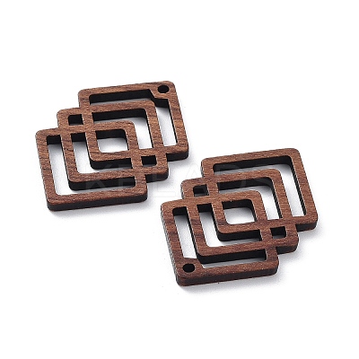 Walnut Wood Laser Cut Pendants X-WOOD-Q051-01D-1