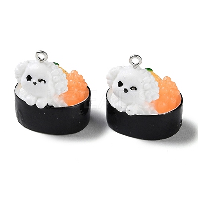Opaque Resin Imitation Food Pendants RESI-P031-A03-1