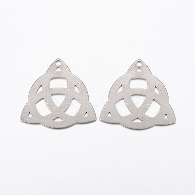 Tarnish Resistant 304 Stainless Steel Pendants STAS-L200-60P-1