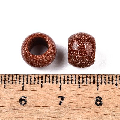 Synthetic Goldstone Beads G-T092-10mm-14-1