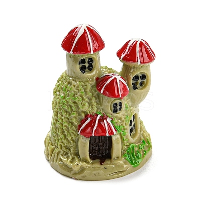 Resin Miniature Mini Mushroom House MIMO-PW0001-201C-1